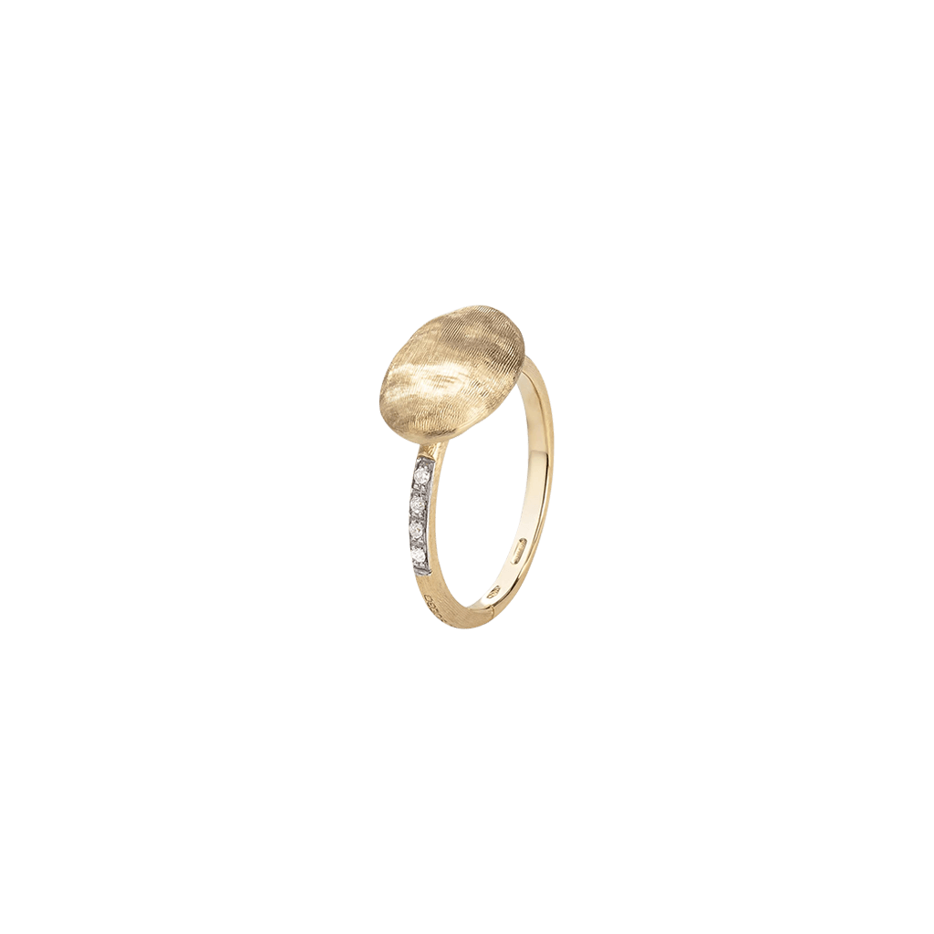 Marco Bicego Siviglia ring geelgoud met diamant - AB609-B - #2 Marco Bicego Siviglia ring geelgoud met diamant - AB609-B - #2