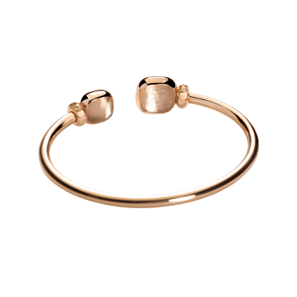 Pomellato Nudo Classic And Petit armband roodgoud met diamant - PBC2027 O7000 DBRTB - #2 Pomellato Nudo Classic And Petit armband roodgoud met diamant - PBC2027 O7000 DBRTB - #2