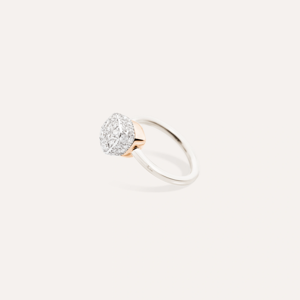 Pomellato Nudo Solitaire ring roodgoud met diamant - PAB5010 O6000 DB000 - #3 Pomellato Nudo Solitaire ring roodgoud met diamant - PAB5010 O6000 DB000 - #3