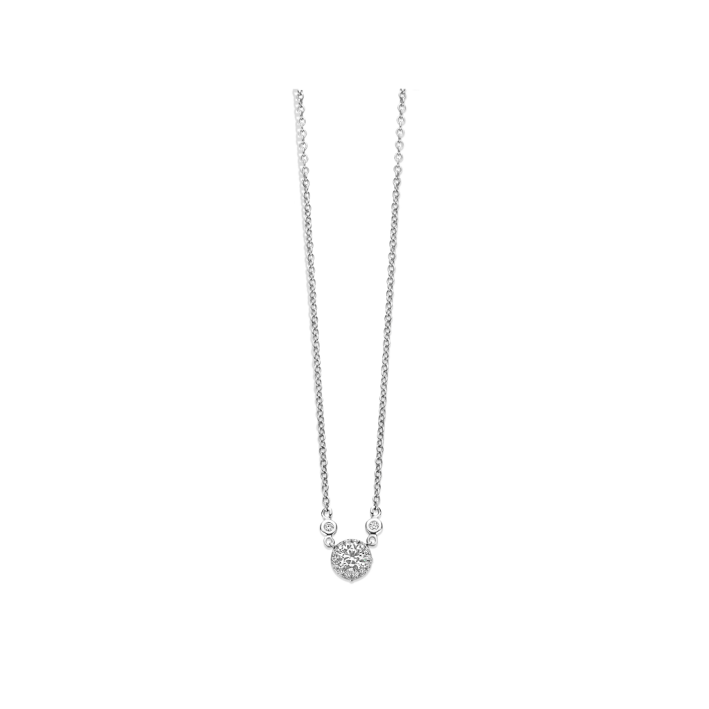 Royal Asscher 74 Collection collier witgoud met diamant - P.74.2219.RAB.18WG.1 GIA - #2 Royal Asscher 74 Collection collier witgoud met diamant - P.74.2219.RAB.18WG.1 GIA - #2
