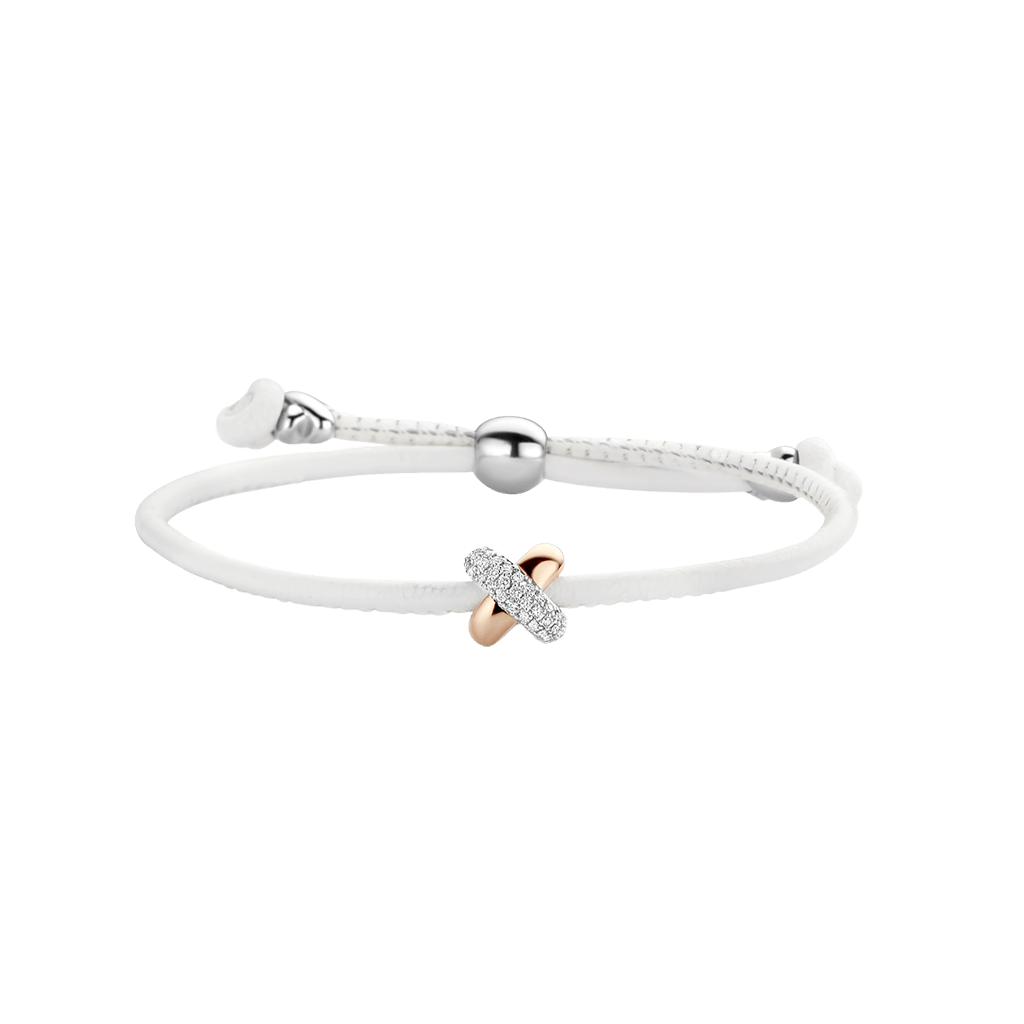 Tirisi Moda Kisses armband geelgoud - TM2134WH(2P) - #5 Tirisi Moda Kisses armband geelgoud - TM2134WH(2P) - #5