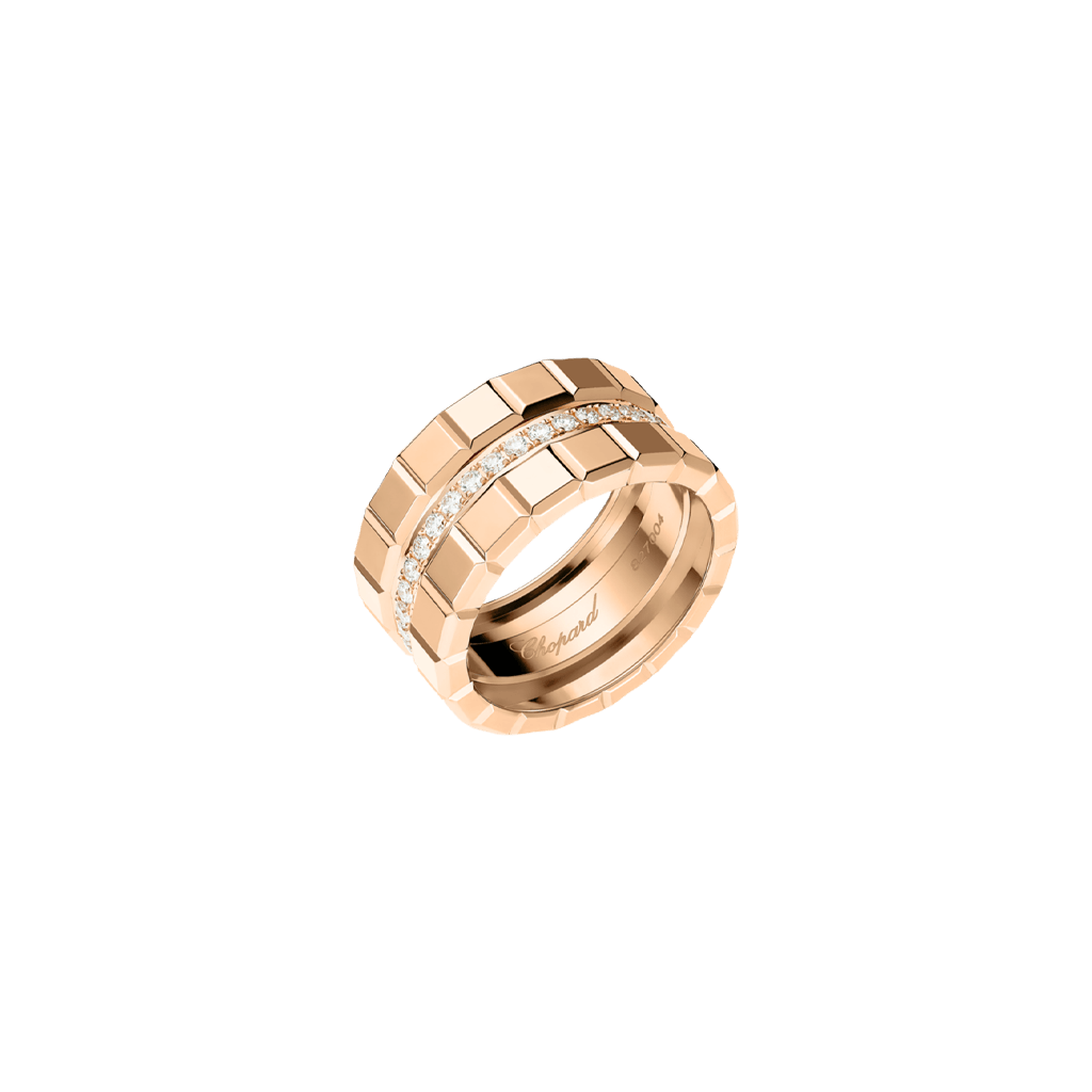 Chopard Ice Cube Medium ring roodgoud met diamant - 827004-5041 - #1 Chopard Ice Cube Medium ring roodgoud met diamant - 827004-5041 - #1
