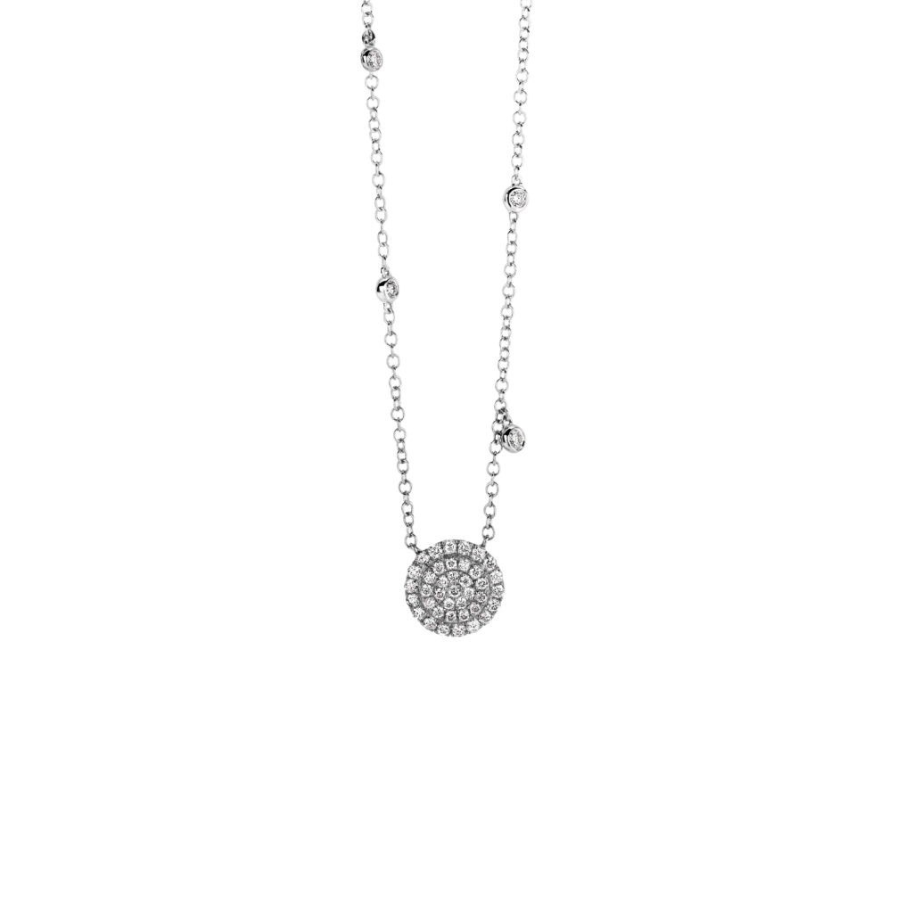 Schaap en Citroen Diamonds collier witgoud met diamant - #1 Schaap en Citroen Diamonds collier witgoud met diamant - #1