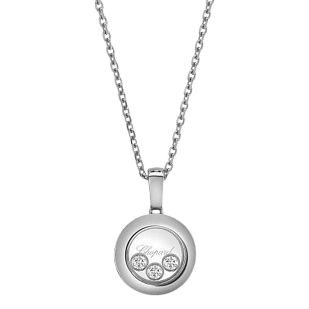 Chopard Happy Diamonds Icons Round collier witgoud met diamant - 79A018-1001 - #3 Chopard Happy Diamonds Icons Round collier witgoud met diamant - 79A018-1001 - #3