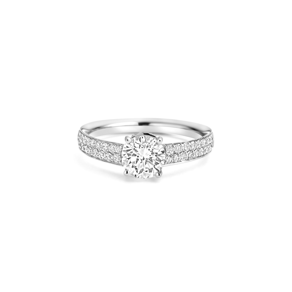 Schaap en Citroen Diamonds ring witgoud met diamant - #5 Schaap en Citroen Diamonds ring witgoud met diamant - #5