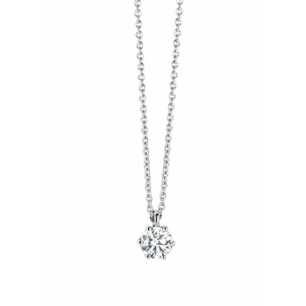 Schaap en Citroen Diamonds collier witgoud met diamant - #5 Schaap en Citroen Diamonds collier witgoud met diamant - #5