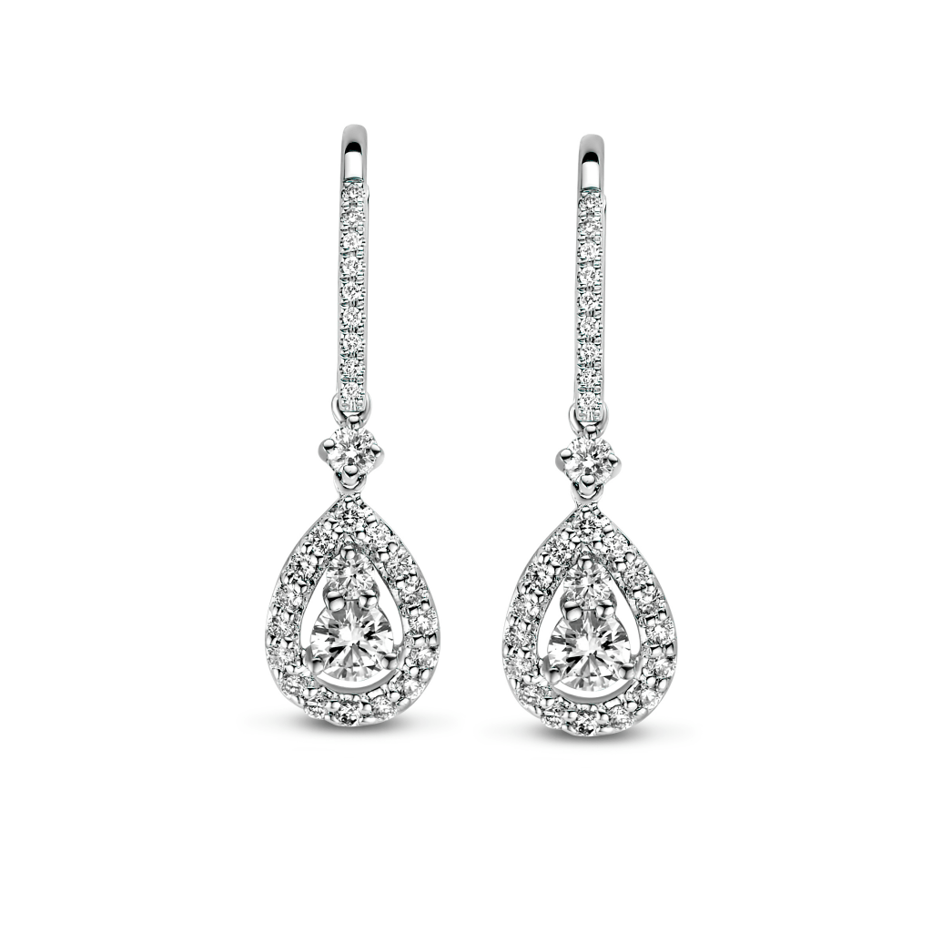 Schaap en Citroen Diamonds oorsieraad witgoud met diamant - #2 Schaap en Citroen Diamonds oorsieraad witgoud met diamant - #2