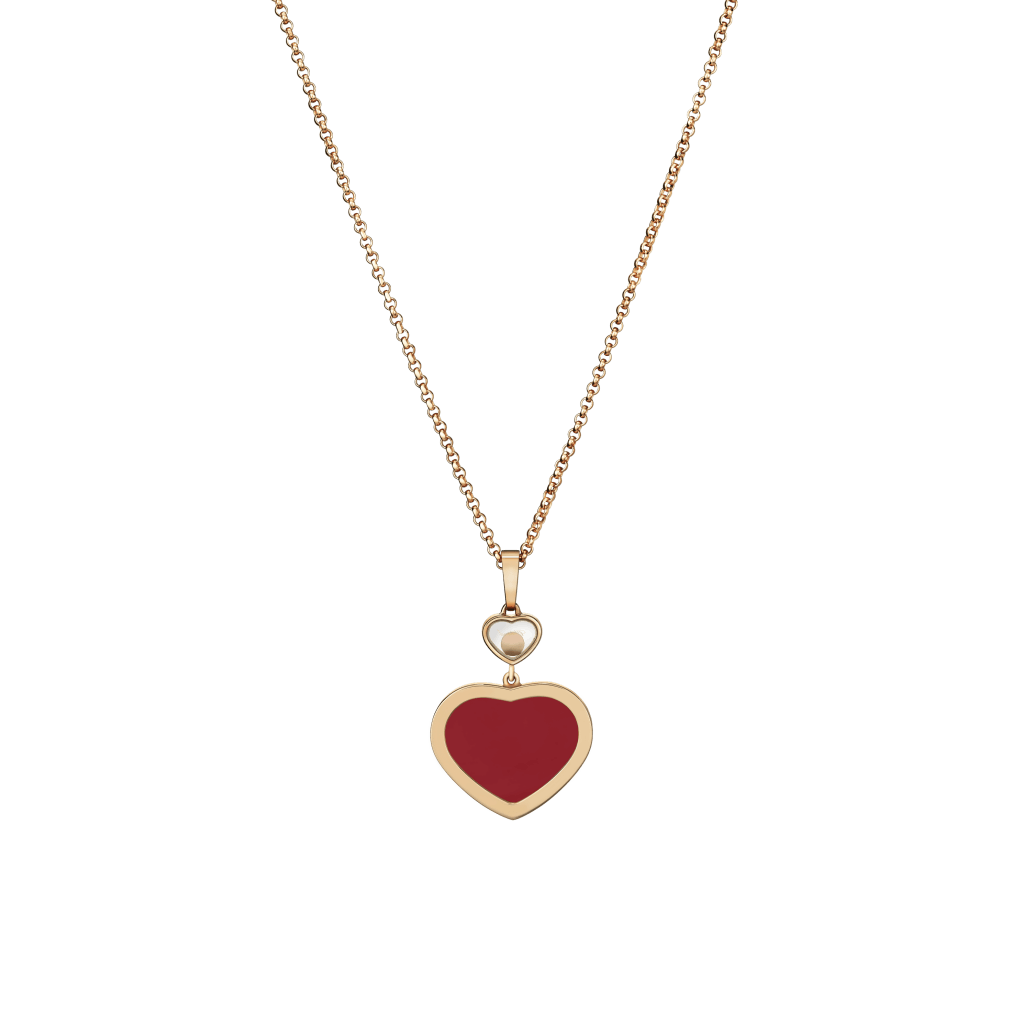 Chopard Happy Diamonds Happy Hearts collier roodgoud met diamant - 79A074-5801 - #5 Chopard Happy Diamonds Happy Hearts collier roodgoud met diamant - 79A074-5801 - #5