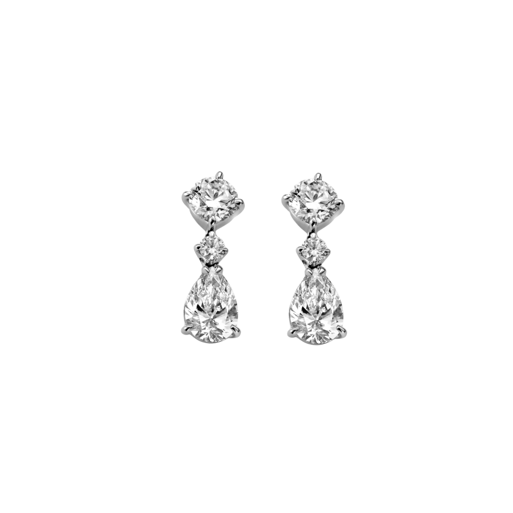Schaap en Citroen Diamonds oorsieraad witgoud met diamant - #1 Schaap en Citroen Diamonds oorsieraad witgoud met diamant - #1