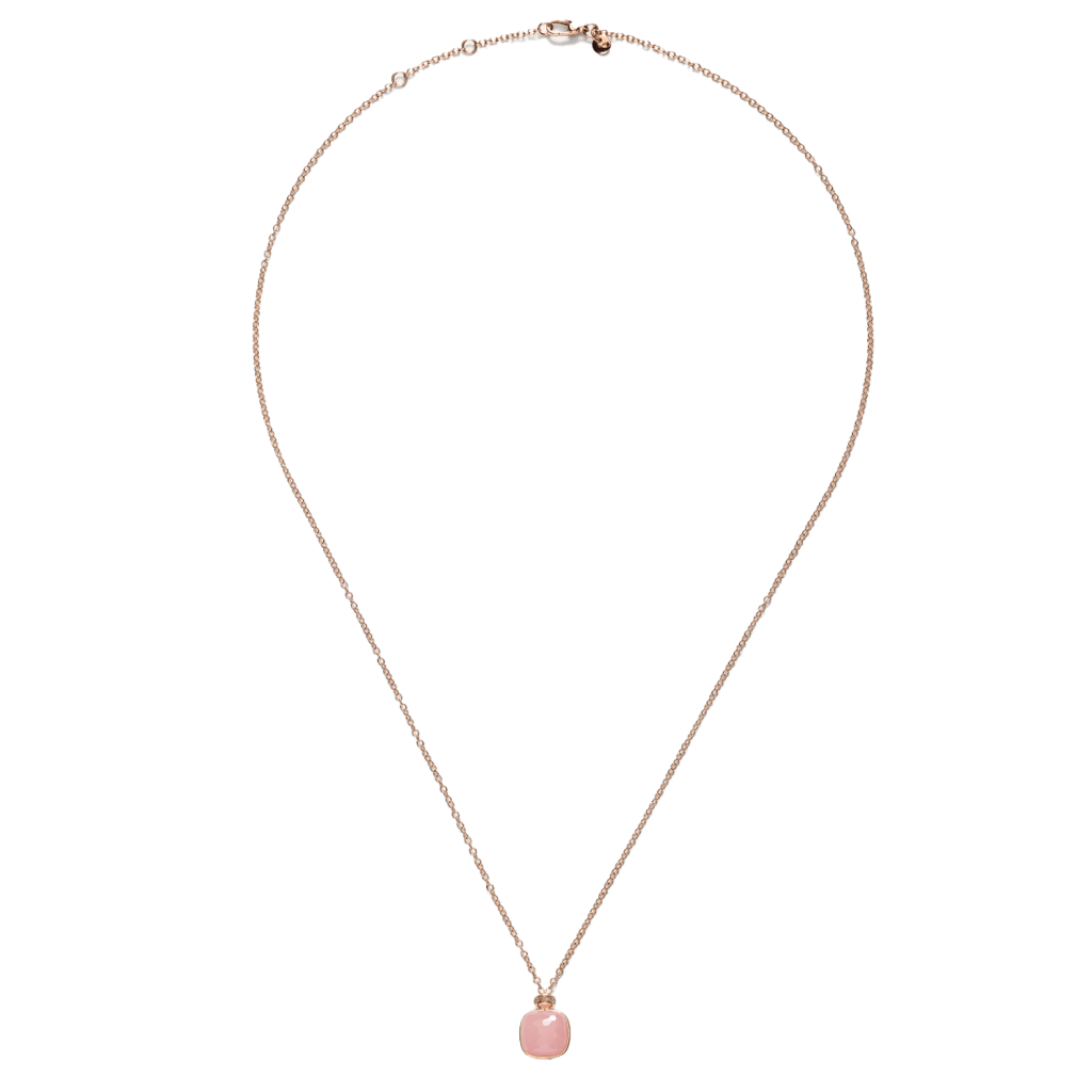 Pomellato Nudo collier roodgoud met diamant - PCC2022 O7000 BRCQR - #2 Pomellato Nudo collier roodgoud met diamant - PCC2022 O7000 BRCQR - #2