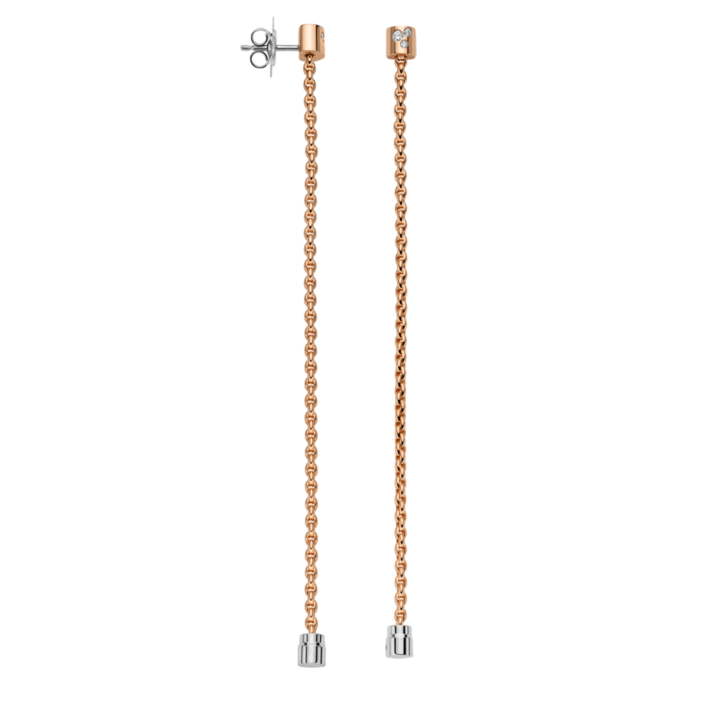 FOPE Aria oorsieraad roodgoud met diamant - 89203OX_BB_R_XRX_000 - #2 FOPE Aria oorsieraad roodgoud met diamant - 89203OX_BB_R_XRX_000 - #2
