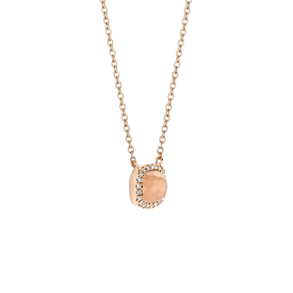 Tirisi Jewelry Milano Sweeties collier roodgoud met diamant - TP9152GUQP - #3 Tirisi Jewelry Milano Sweeties collier roodgoud met diamant - TP9152GUQP - #3