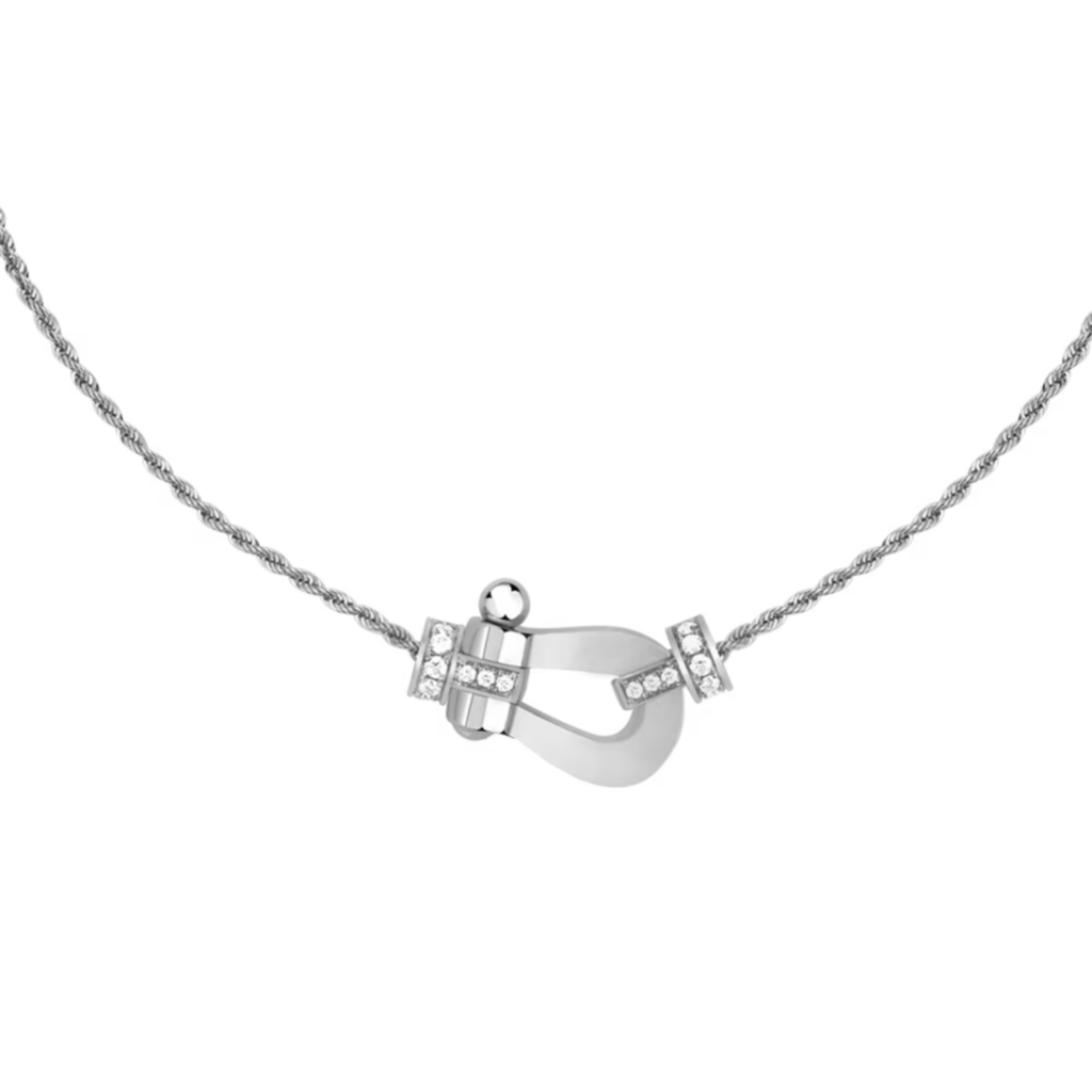 Fred Force 10 collier witgoud met diamant - 7B0238-000 - #2 Fred Force 10 collier witgoud met diamant - 7B0238-000 - #2