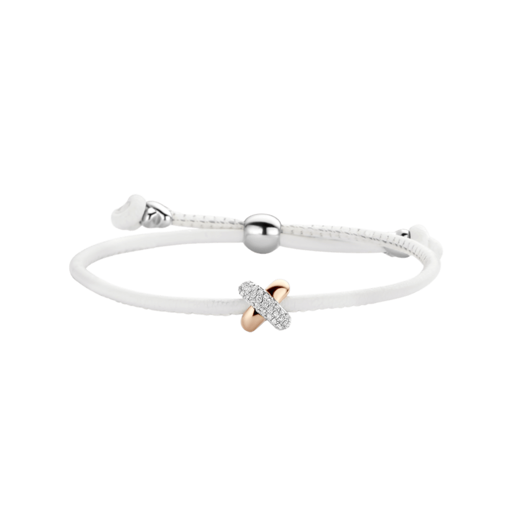 Tirisi Moda Kisses armband geelgoud - TM2134WH(2P) - #1 Tirisi Moda Kisses armband geelgoud - TM2134WH(2P) - #1