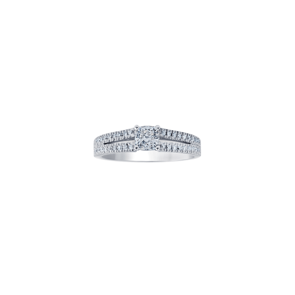 Royal Asscher Mariana ring witgoud met diamant - R.19055.RACU.WG.7 HRD - #2 Royal Asscher Mariana ring witgoud met diamant - R.19055.RACU.WG.7 HRD - #2