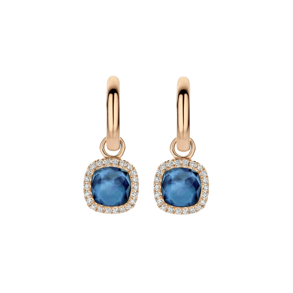 Tirisi Jewelry Milano Sweeties oorsieraad roodgoud met diamant - TE9317LBTP - #1 Tirisi Jewelry Milano Sweeties oorsieraad roodgoud met diamant - TE9317LBTP - #1