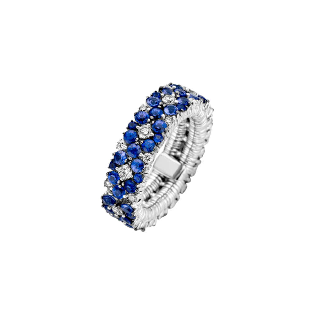 Schaap en Citroen Colours ring witgoud met saffier - #1 Schaap en Citroen Colours ring witgoud met saffier - #1