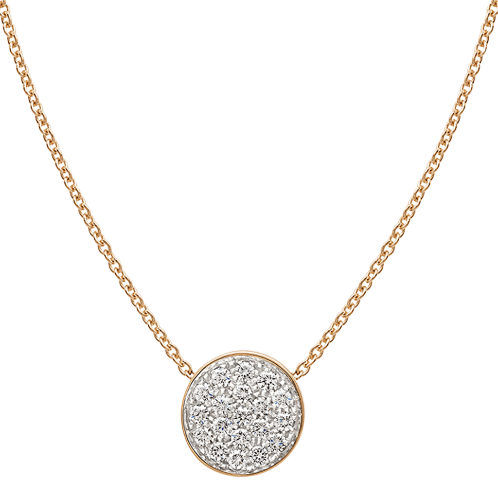 Chantecler Paillettes collier roodgoud met diamant - 41409 - #3 Chantecler Paillettes collier roodgoud met diamant - 41409 - #3