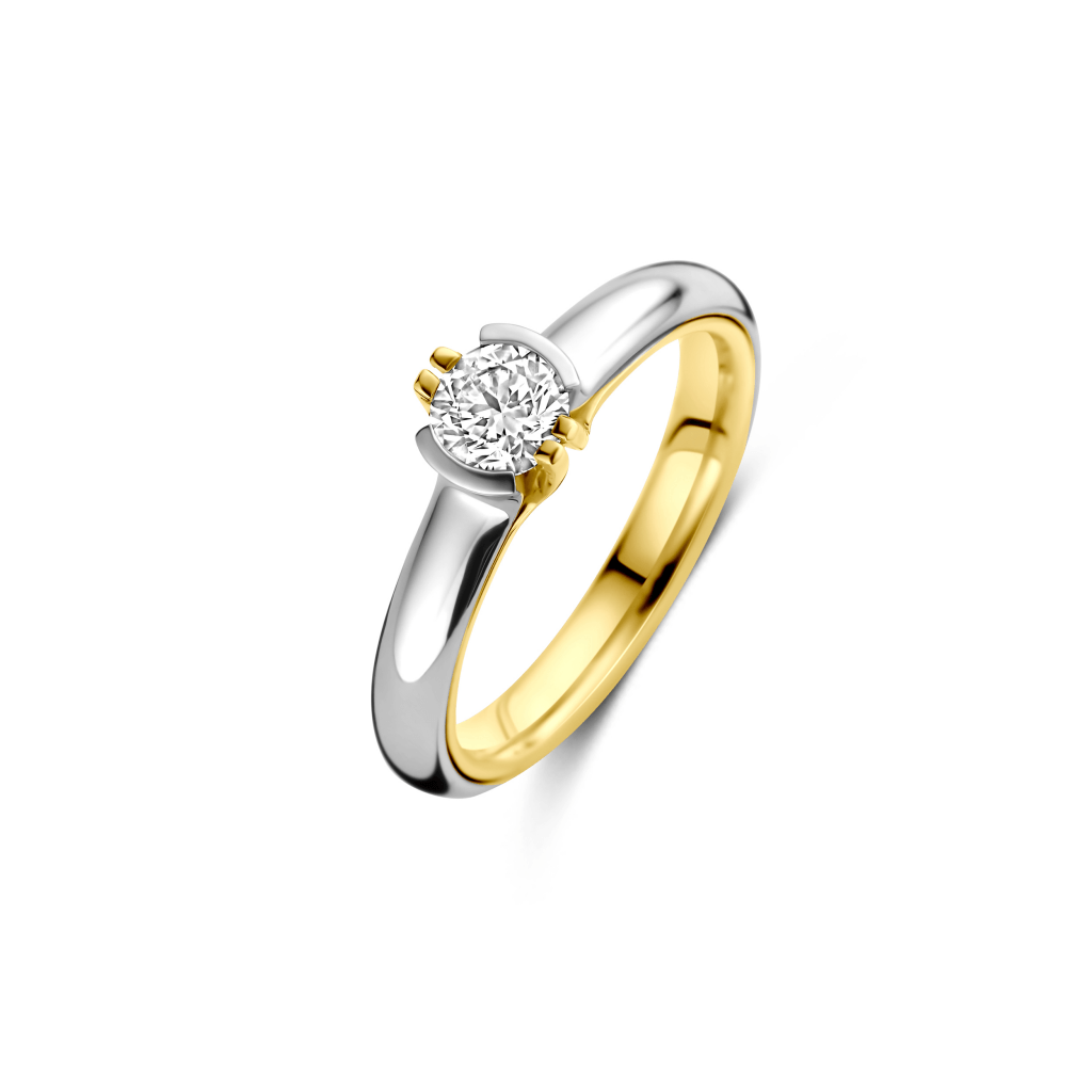 Schaap en Citroen Diamonds ring geelgoud met diamant - #4 Schaap en Citroen Diamonds ring geelgoud met diamant - #4