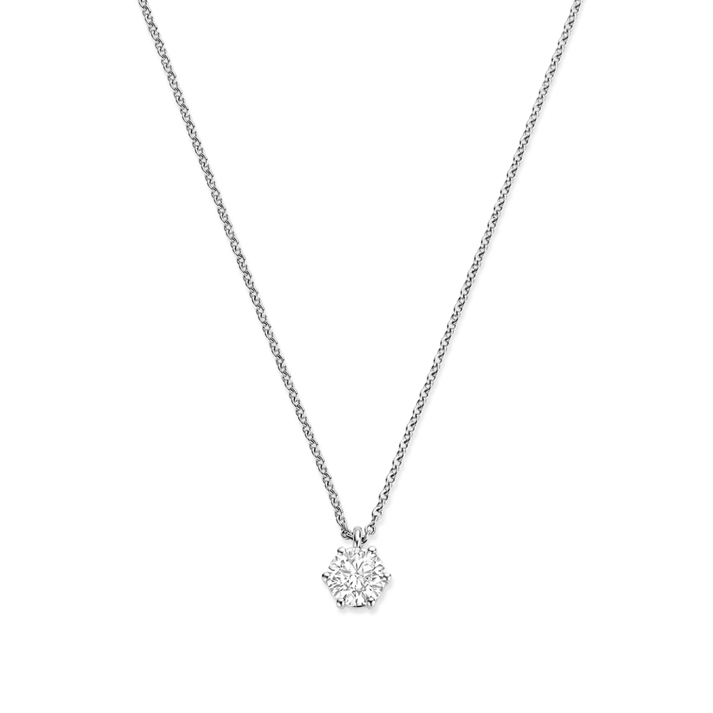 Schaap en Citroen Diamonds collier witgoud met diamant - #2 Schaap en Citroen Diamonds collier witgoud met diamant - #2