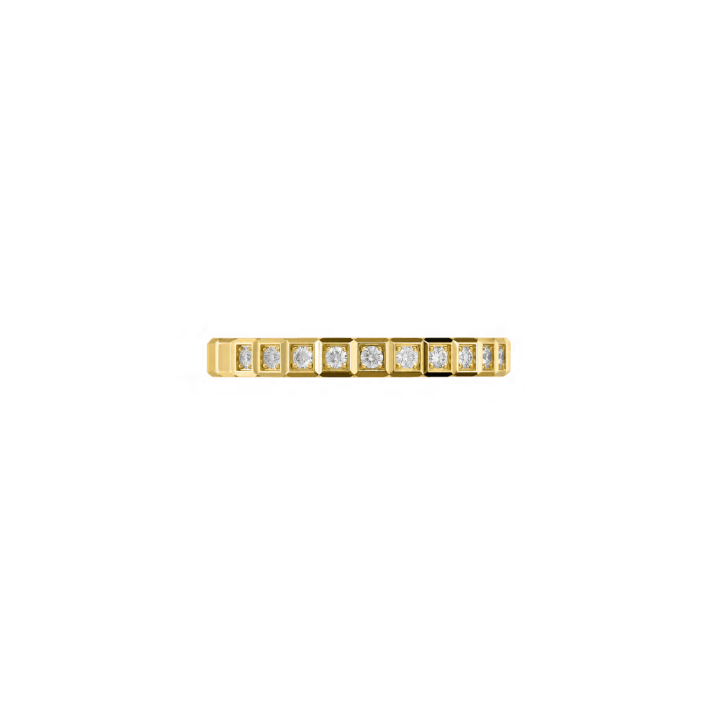 Chopard Ice Cube Mini ring geelgoud met diamant - 827702-0259 - #2 Chopard Ice Cube Mini ring geelgoud met diamant - 827702-0259 - #2