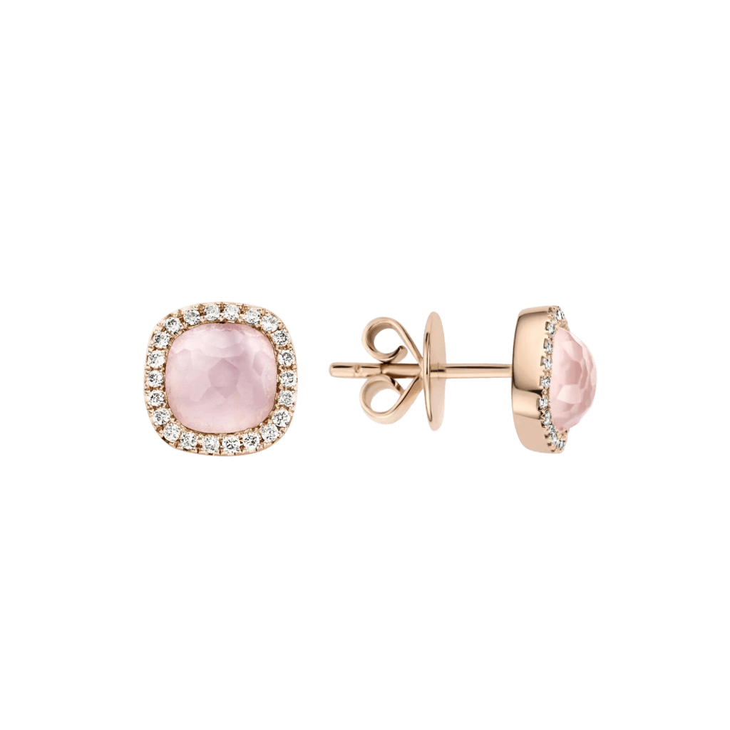 Tirisi Jewelry Milano Sweeties oorsieraad roodgoud met diamant - TE9226PQP - #3 Tirisi Jewelry Milano Sweeties oorsieraad roodgoud met diamant - TE9226PQP - #3