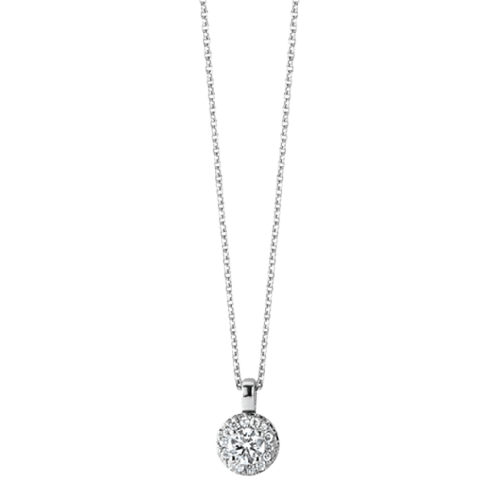 Schaap en Citroen Diamonds collier witgoud met diamant - #1 Schaap en Citroen Diamonds collier witgoud met diamant - #1