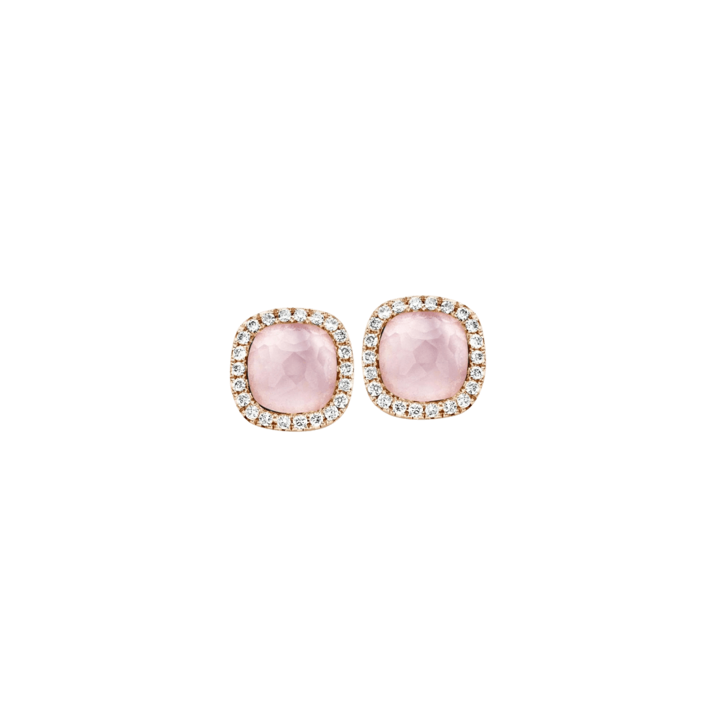 Tirisi Jewelry Milano Sweeties oorsieraad roodgoud met diamant - TE9226PQP - #1 Tirisi Jewelry Milano Sweeties oorsieraad roodgoud met diamant - TE9226PQP - #1