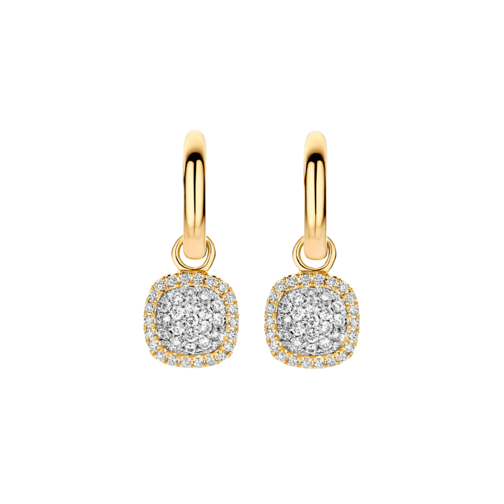 Tirisi Jewelry Milano Sweeties oorsieraad geelgoud met diamant - TE9324D(2T) - #1 Tirisi Jewelry Milano Sweeties oorsieraad geelgoud met diamant - TE9324D(2T) - #1