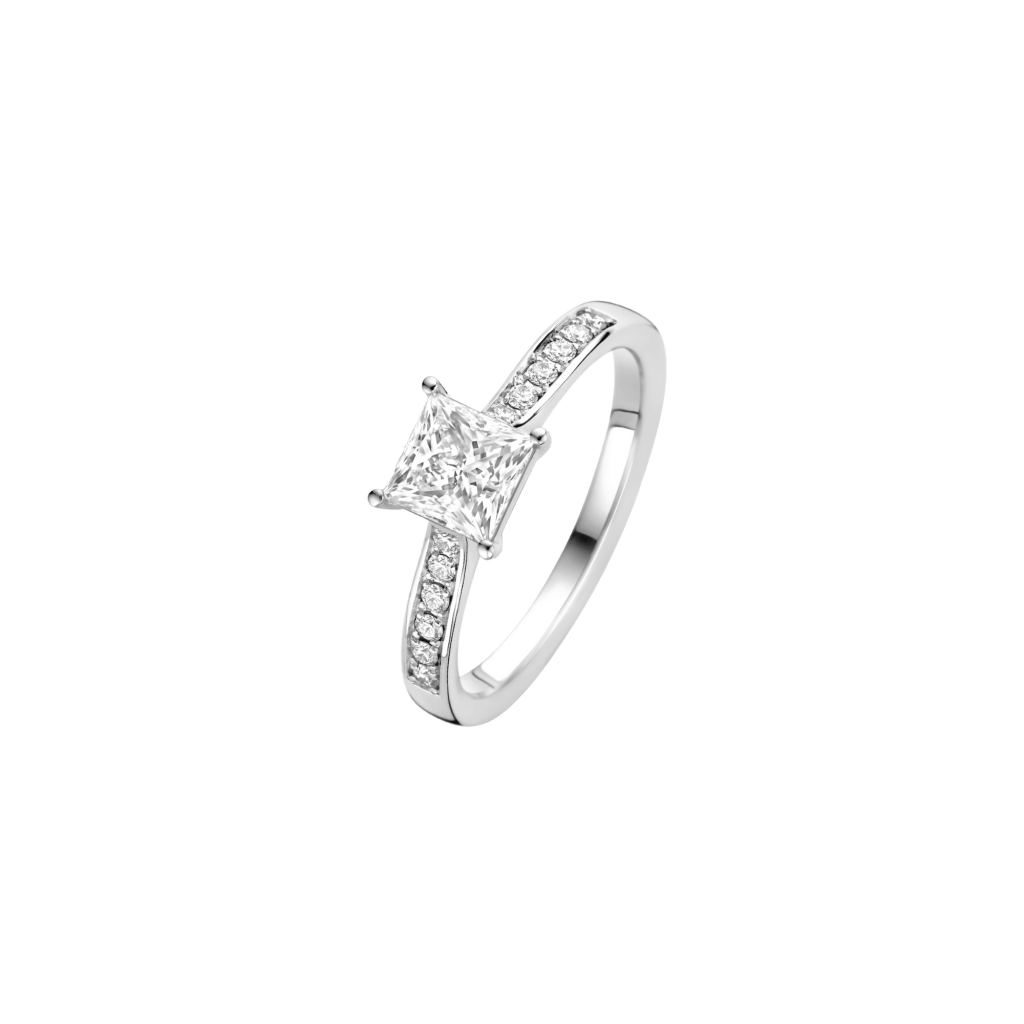 Schaap en Citroen Diamonds ring witgoud met diamant - #1 Schaap en Citroen Diamonds ring witgoud met diamant - #1