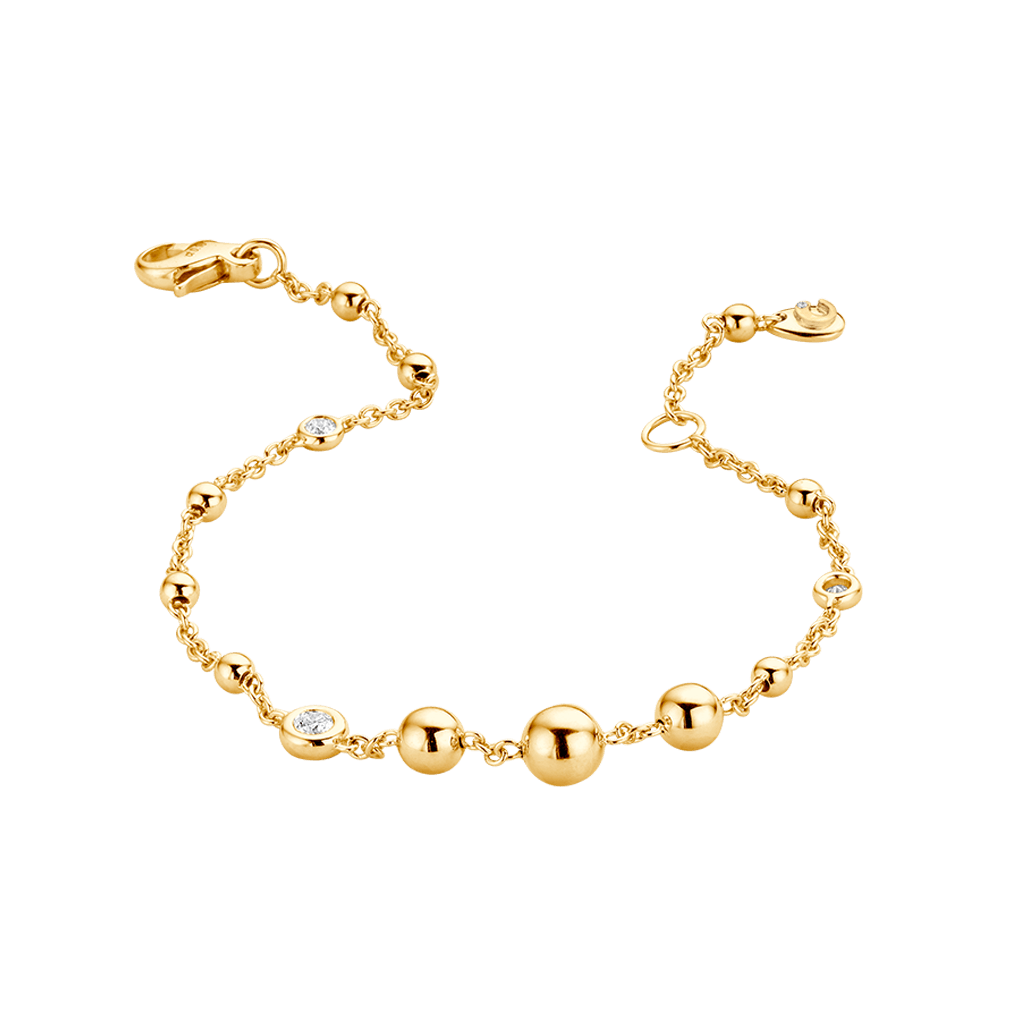 Schaap en Citroen Diamonds armband geelgoud met diamant - #1 Schaap en Citroen Diamonds armband geelgoud met diamant - #1