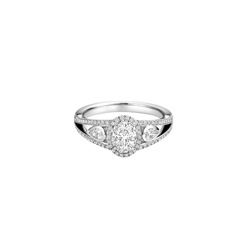 Schaap en Citroen Diamonds ring witgoud met diamant - #4 Schaap en Citroen Diamonds ring witgoud met diamant - #4