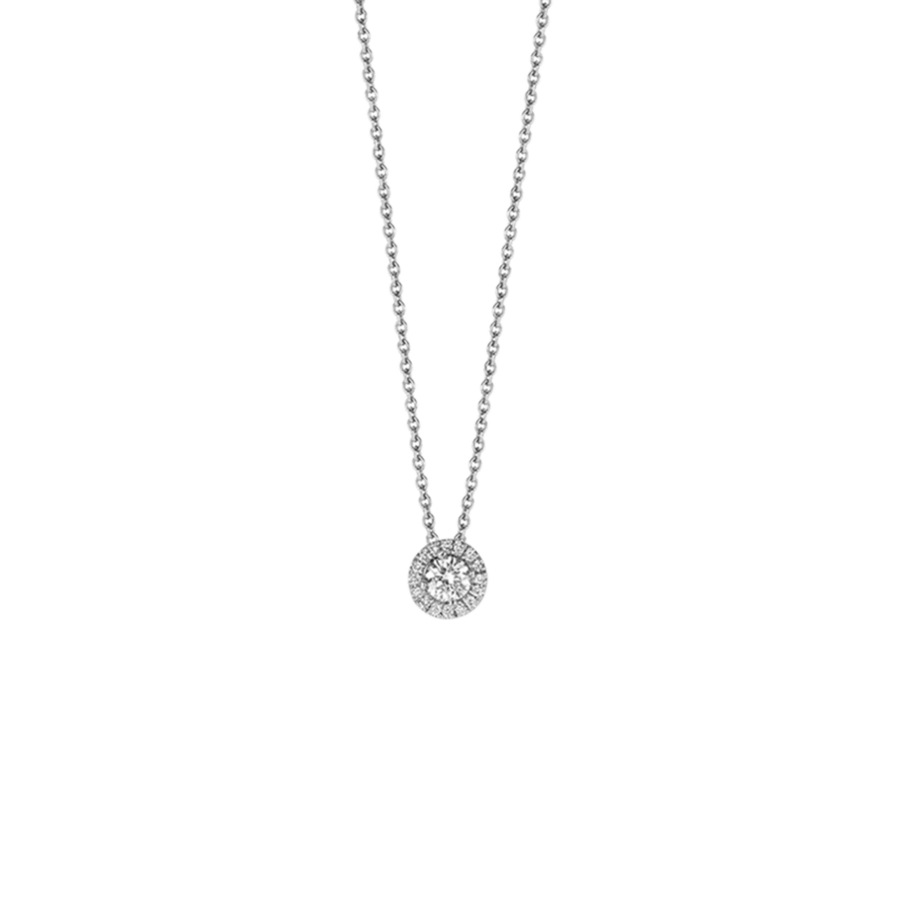 Schaap en Citroen Diamonds collier witgoud met diamant - #1 Schaap en Citroen Diamonds collier witgoud met diamant - #1