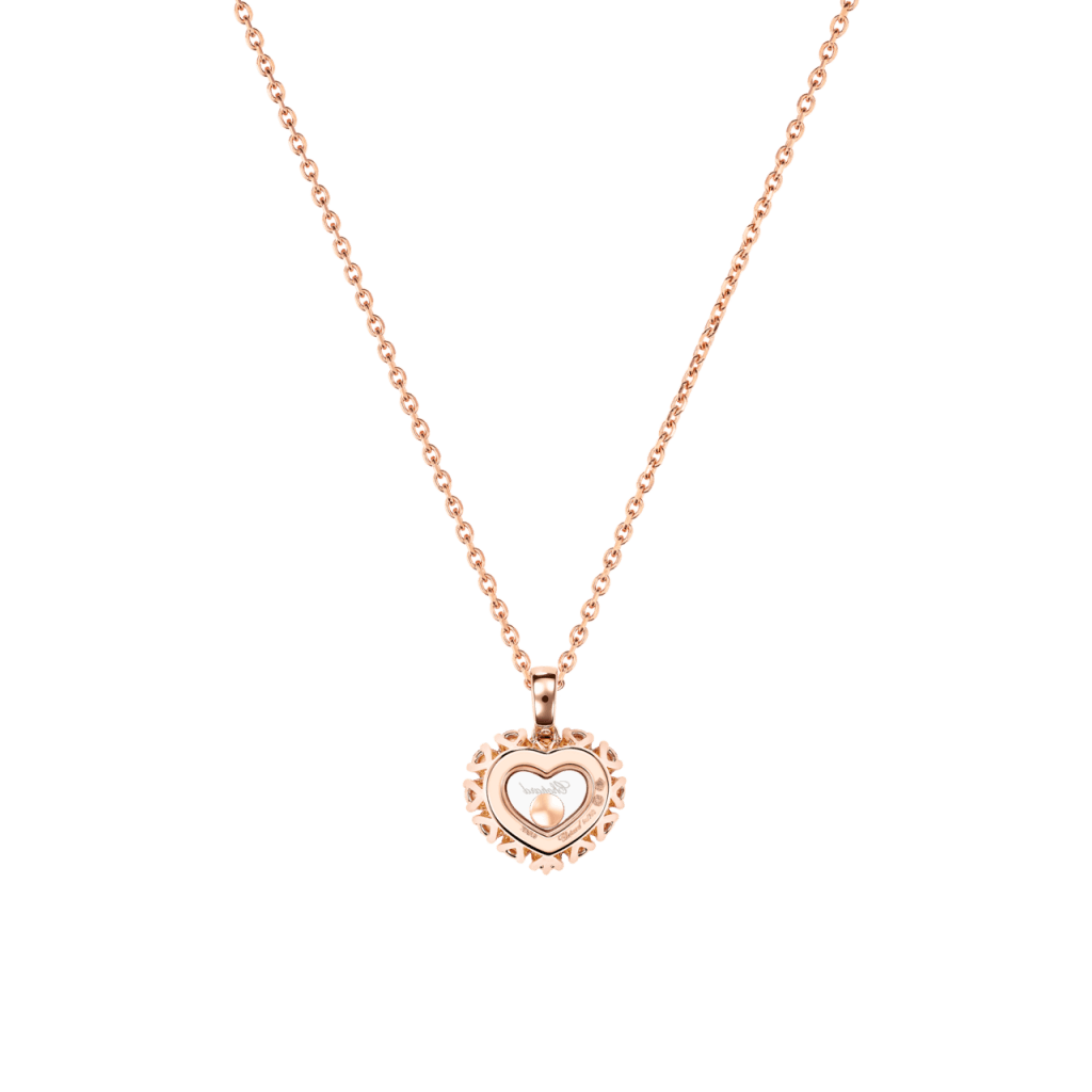 Chopard Happy Diamonds collier roodgoud met diamant - 79A616-5001 - #4 Chopard Happy Diamonds collier roodgoud met diamant - 79A616-5001 - #4
