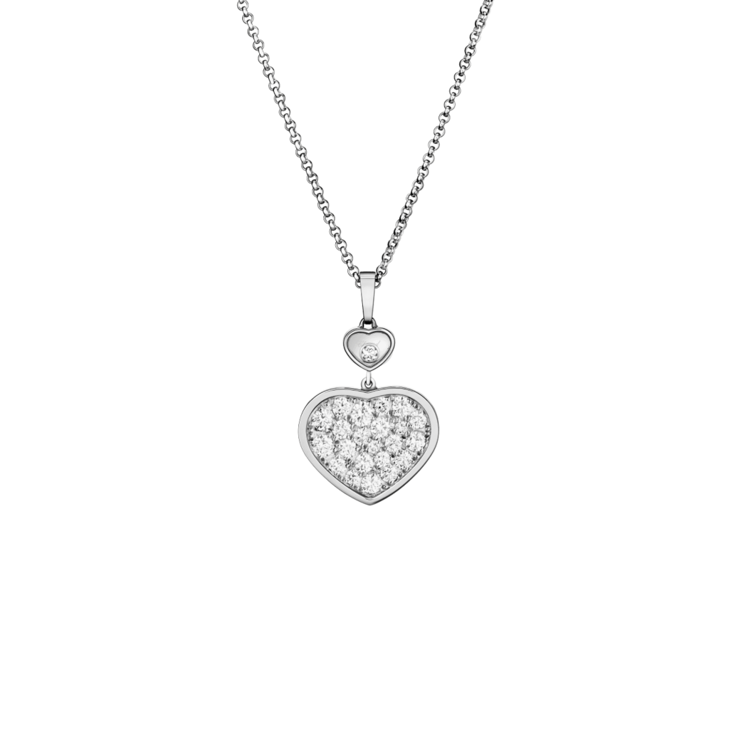 Chopard Happy Diamonds Happy Hearts collier witgoud met diamant - 797482-1009 - #1 Chopard Happy Diamonds Happy Hearts collier witgoud met diamant - 797482-1009 - #1