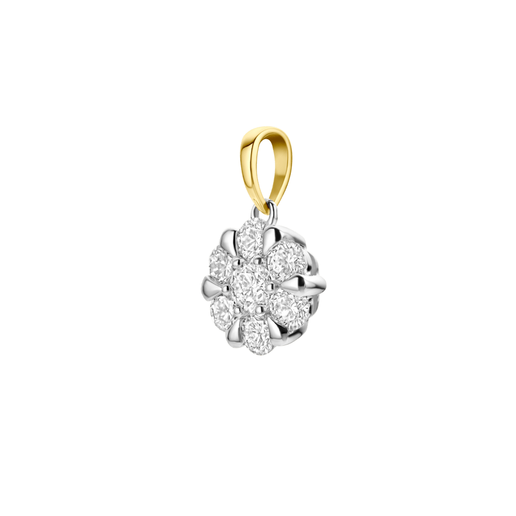 Schaap en Citroen Diamonds hanger geelgoud met diamant - #2 Schaap en Citroen Diamonds hanger geelgoud met diamant - #2