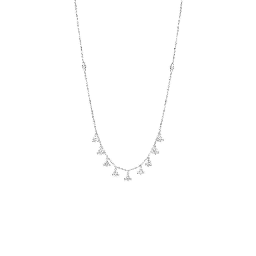 Schaap en Citroen Diamonds collier witgoud met diamant - #1 Schaap en Citroen Diamonds collier witgoud met diamant - #1