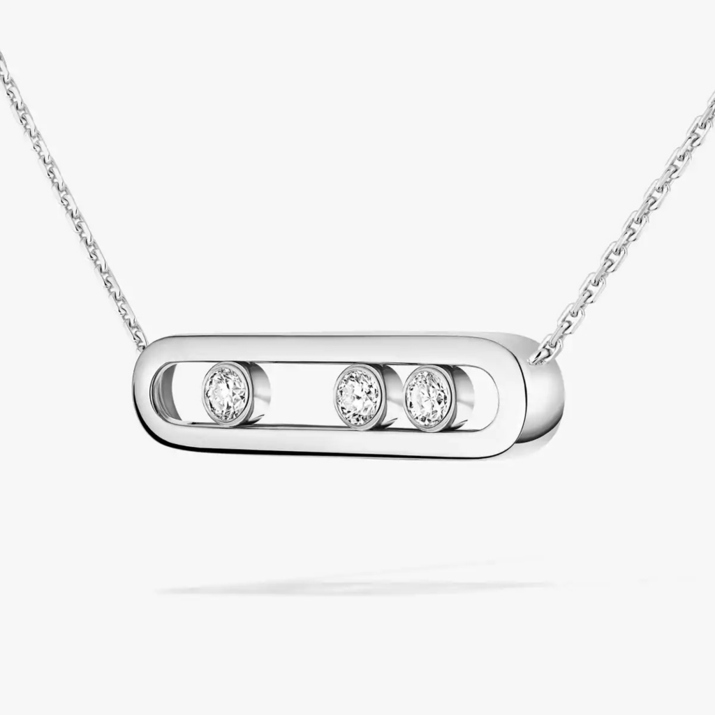 Messika Move 10th collier witgoud met diamant - 3997-WG - #4 Messika Move 10th collier witgoud met diamant - 3997-WG - #4