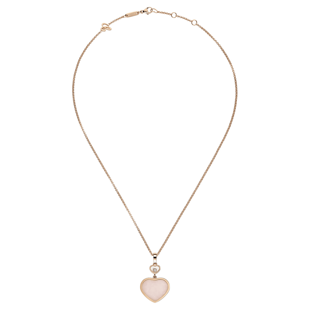 Chopard Happy Diamonds Happy Hearts collier roodgoud met diamant - 797482-5620 - #2 Chopard Happy Diamonds Happy Hearts collier roodgoud met diamant - 797482-5620 - #2