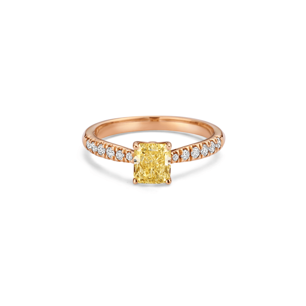 Schaap en Citroen Diamonds ring roodgoud met diamant - #4 Schaap en Citroen Diamonds ring roodgoud met diamant - #4