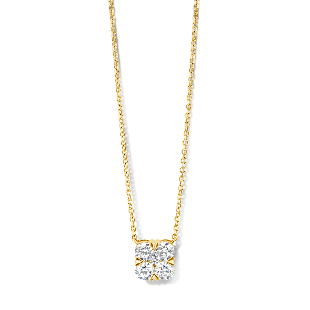 Schaap en Citroen Diamonds collier geelgoud met diamant - #2 Schaap en Citroen Diamonds collier geelgoud met diamant - #2