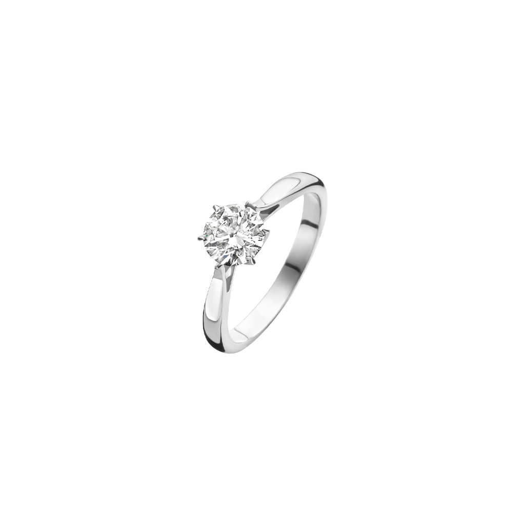 Schaap en Citroen Diamonds ring witgoud met diamant - #1 Schaap en Citroen Diamonds ring witgoud met diamant - #1