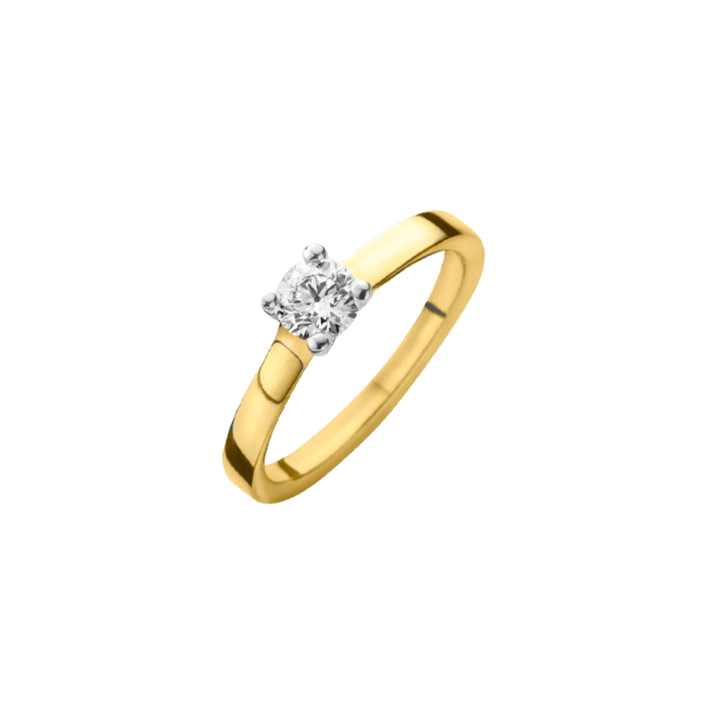 Schaap en Citroen Diamonds ring geelgoud met diamant - #1 Schaap en Citroen Diamonds ring geelgoud met diamant - #1