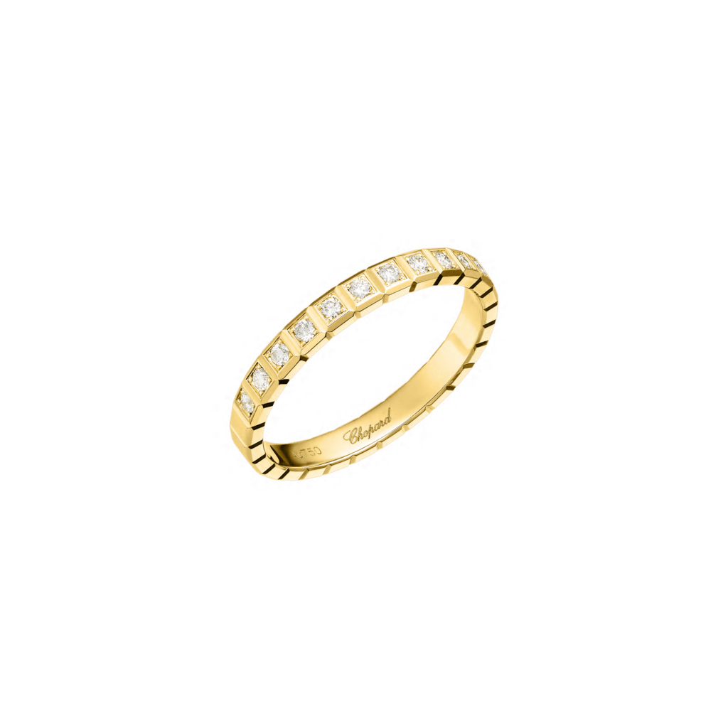 Chopard Ice Cube Mini ring geelgoud met diamant - 827702-0259 - #1 Chopard Ice Cube Mini ring geelgoud met diamant - 827702-0259 - #1