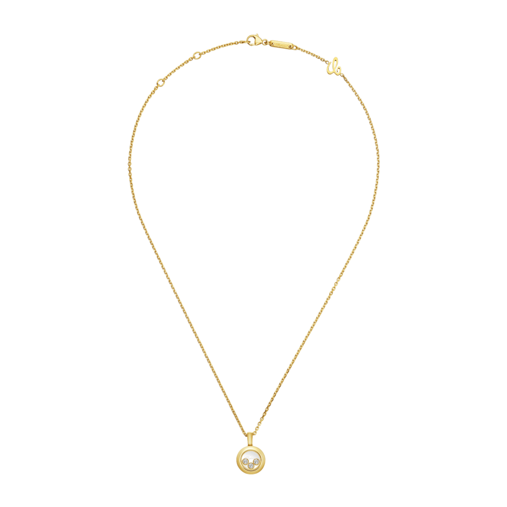 Chopard Happy Diamonds Icons Round collier geelgoud met diamant - 79A018-0001 - #4 Chopard Happy Diamonds Icons Round collier geelgoud met diamant - 79A018-0001 - #4