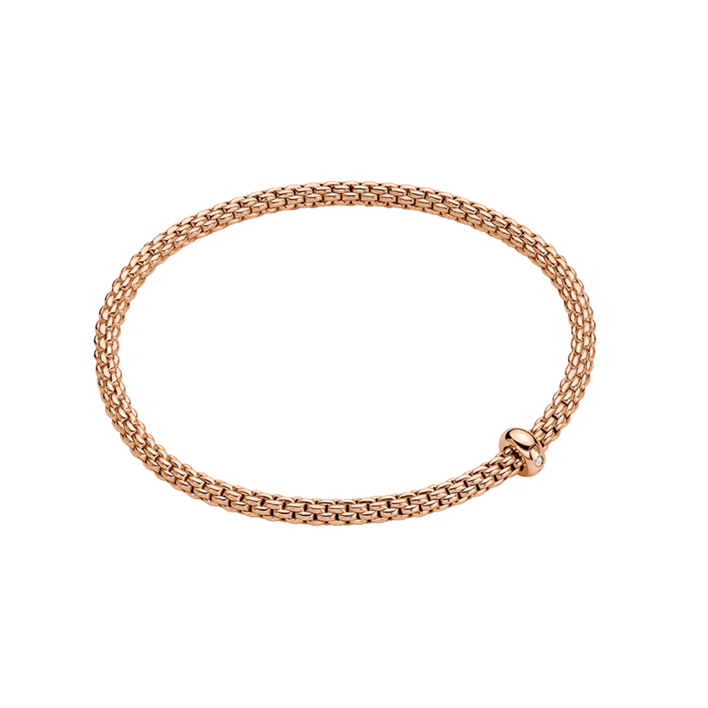 FOPE Prima armband roodgoud met diamant - 01M08BX_BB_R_XRX_00M - #1 FOPE Prima armband roodgoud met diamant - 01M08BX_BB_R_XRX_00M - #1