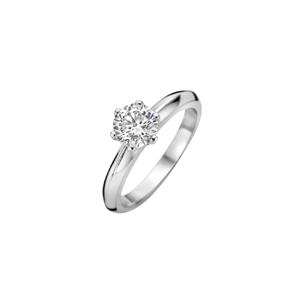 Schaap en Citroen Diamonds ring witgoud met diamant - #1 Schaap en Citroen Diamonds ring witgoud met diamant - #1