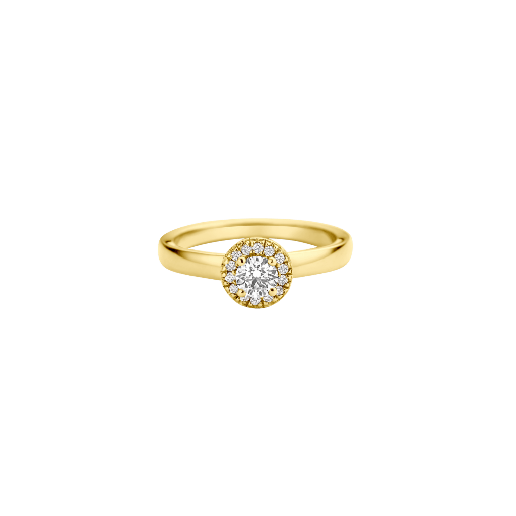 Schaap en Citroen Diamonds ring geelgoud met diamant - #3 Schaap en Citroen Diamonds ring geelgoud met diamant - #3