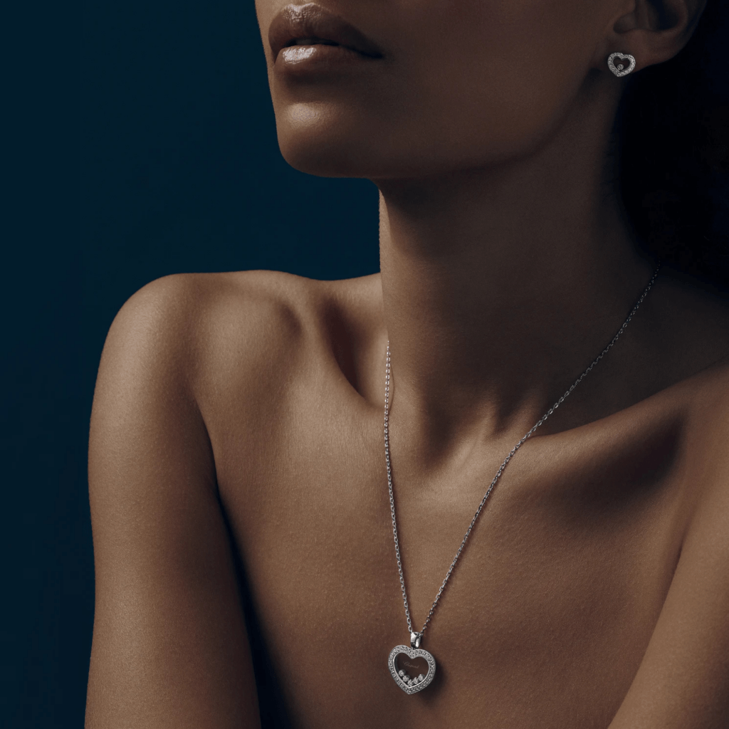 Chopard Happy Diamonds Icons Heart collier witgoud met diamant - 79A038-1201 - #7 Chopard Happy Diamonds Icons Heart collier witgoud met diamant - 79A038-1201 - #7