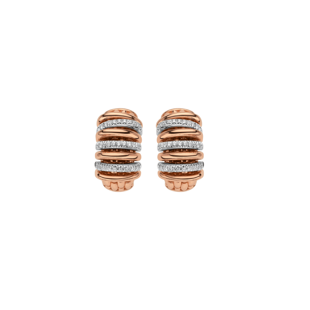 FOPE Panorama oorsieraad roodgoud met diamant - 58804OX_BB_R_BBX_000 - #1 FOPE Panorama oorsieraad roodgoud met diamant - 58804OX_BB_R_BBX_000 - #1
